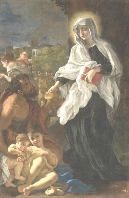 St. Frances of Rome - painting